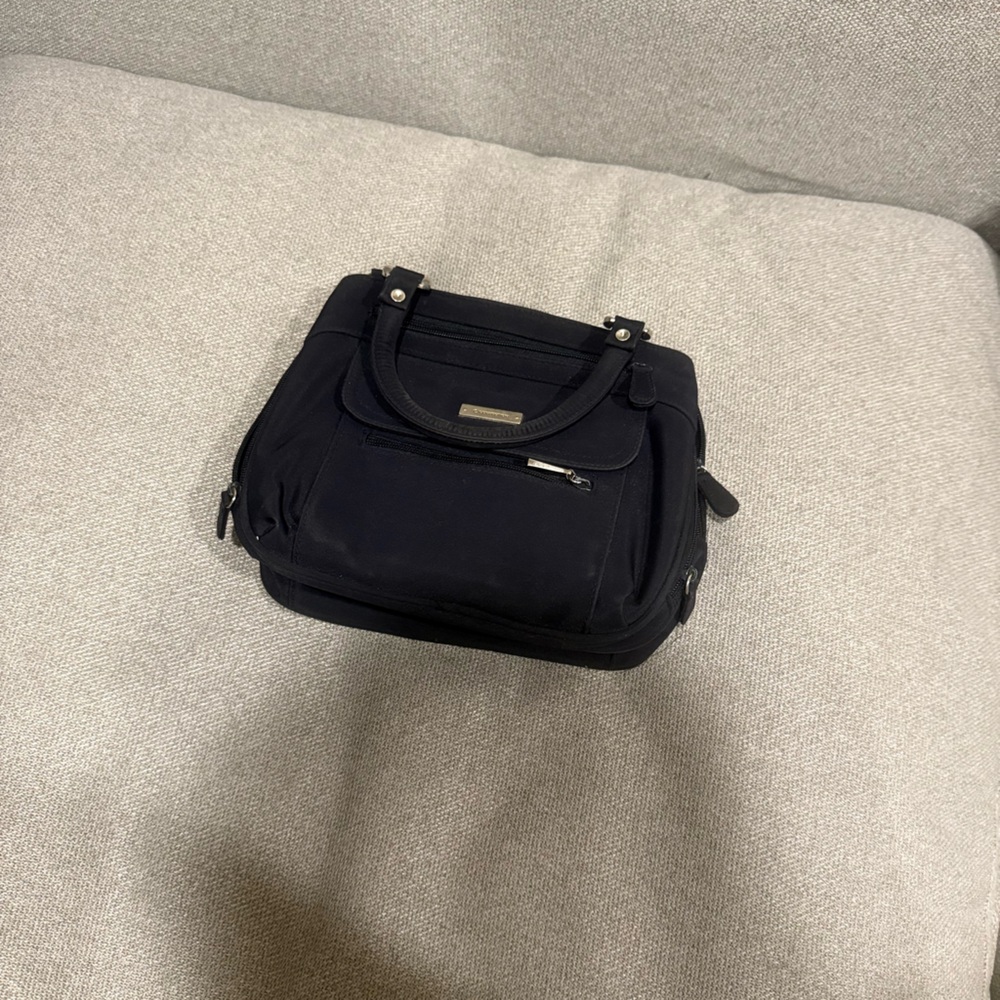 JS Collections Black Cosmetic Organizer Bag